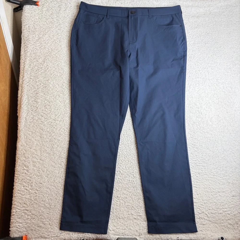 NEW Public Rec Workday Pant 2.0 Navy Blue 42x34 Mens Technical Chino Trousers